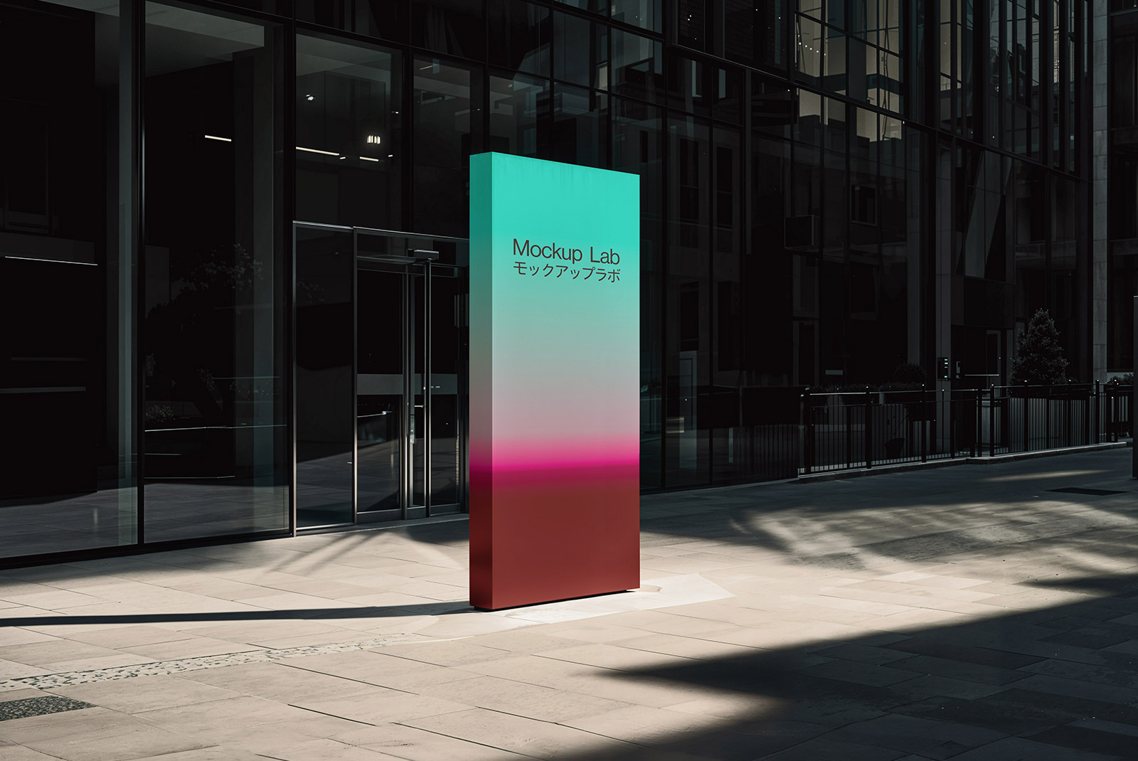 Signage 01ML Mockup, Out of Home, preview